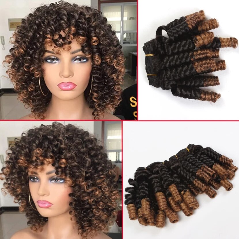 T 1B/30 Medium Auburn  긣   ܸ Funmi Human Hair 3 Bundles Deals θǽ   